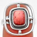 Natural Pink Tulip Quartz Ring size-8 R-1446 SDR204922